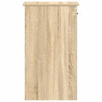 Computertorenstandaard met lade 35x45x77 cm sonoma eikenkleurig - thumbnail