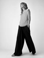 Mouwloos zwangerschapsshirt Envie de Fraise ecru - thumbnail