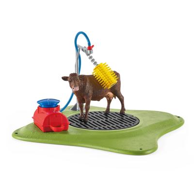 Schleich farm world - koe wasstation speelfiguur