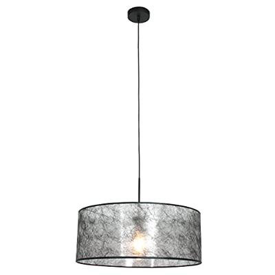 Steinhauer HanglampSparkled 50cm met zwart transparante kap - 8152ZW