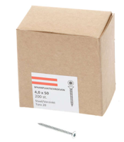 Hoenderdaal Spaanplaatschroef Vz Pk Torx TX20 4.0X50 | 200 stuks - 0206.01.25901 - thumbnail