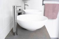 Saqu Eurotrend verhoogde wastafelkraan chroom - thumbnail