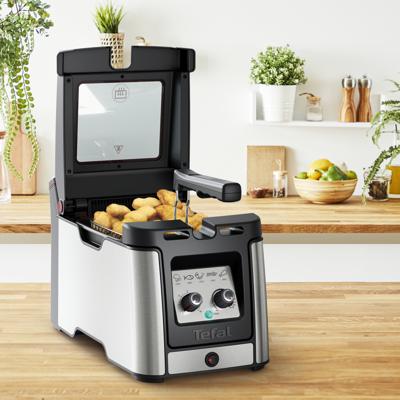 Tefal FR600D Frituurpan Zwart - thumbnail