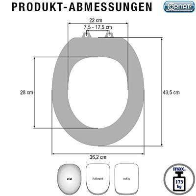 Cornat Premium 1 Wc-Bril Sc Afneembaar Wi - KSPREMSC100