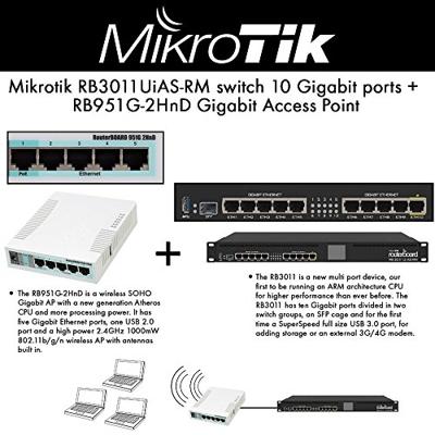 Microtik RB3011UiAS-RM 1U 10xGbit 1SFP Router