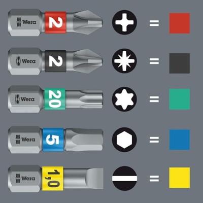 Wera Bit-Check 10 BiTorsion 1, 10-delig - 1 stuk(s) - 05056374001 - thumbnail