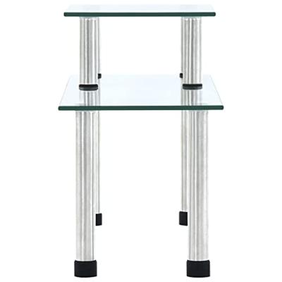 VidaXL Keukenschap 45x16x26 cm gehard glas transparent