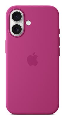 APPLE iPhone 16 - Siliconen hoesje met MagSafe - Fuchsia