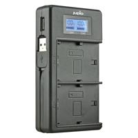 Jupio USB Duo Oplader met LCD voor Sony NP-FZ100 - Met Powerbank functie - thumbnail