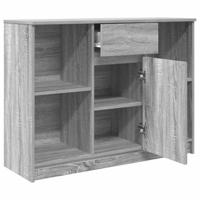 Dressoir met lade 101x35x76 cm spaanplaat grijs Sonoma - thumbnail
