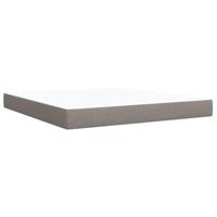 Boxspring met matras stof taupe 180x200 cm - thumbnail