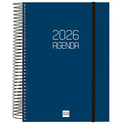 Agenda Finocam OPAQUE Blauw A5 15,5 x 21,2 cm 2026