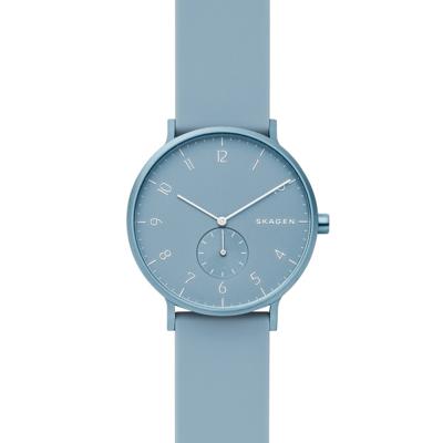 Horlogeband Skagen SKW6509 / SKW1119 Silicoon Blauw 20mm