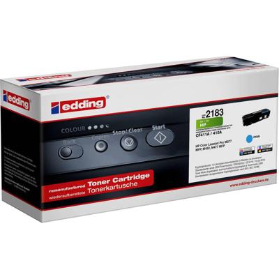 Edding Toner vervangt HP 410A (CF411A) Compatibel Cyaan EDD-2183 18-2183 Edding Toner vervangt HP 410A (CF411A) Compatibel Cyaan EDD-2183 18-2183