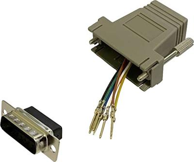 BKL Electronic 10121121 Adapter D-sub stekker 15-polig - RJ45-bus 1 stuk(s) Single BKL Electronic 10121121 Adapter D-sub stekker 15-polig - RJ45-bus 1 stuk(s) Single