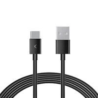 Ksix BXCUSBC04 data- en oplaadkabel (USB type C 2.0, 3 m) zwart - thumbnail