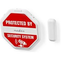 Slim Deur-/Raamalarm met magnetische sensor | batterijen meegeleverd | geen gereedschap nodig - thumbnail