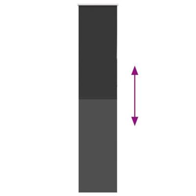 Rolgordijn verduisterend 40x230cm stofbreedte 35,7 cm polyester