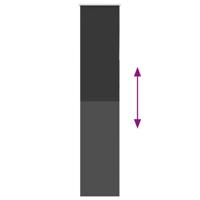 Rolgordijn verduisterend 40x230cm stofbreedte 35,7 cm polyester - thumbnail