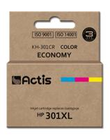 Actis KH-301CR inkt (vervanging HP 301XL CH564EE; Standaard; 21 ml; kleur) - thumbnail