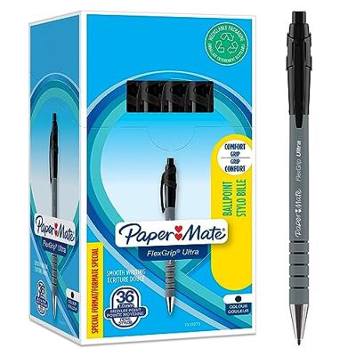 Paper Mate Flexgrip Ultra balpen zwart medium - thumbnail