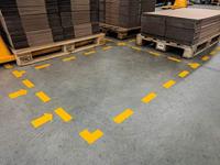 Durable 170304 Parkeerplaatsmarkering vorm -streep- Signaalgeel 10 stuk(s) (l x b x h) 150 x 50 x 0.7 mm - thumbnail