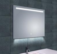 Ambi one spiegel rechthoek met LED, dimbaar en spiegelverwarming 80 x 60 cm - thumbnail