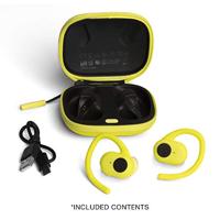 Skullcandy Push Ultra True Wireless Sport Hoofdtelefoon met Bluetooth-technologie, zweet- en waterbestendig (IP67), in totaal 40 uur batterijduur, elektrisch geel - thumbnail