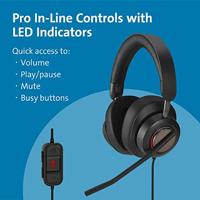 Kensington USB-C Headset H2000, Over-Ear, zwart - thumbnail