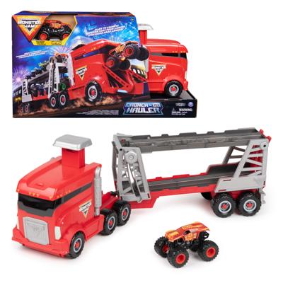 Monster Jam transportwagen + monstertruck - thumbnail