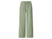 esmara Mousseline dames broek (Groen, L (44/46)) - thumbnail