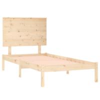 Bedframe massief hout 75x190 cm - thumbnail