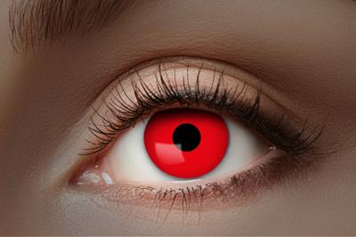 UV Flash Rode kleurlenzen 1 Maand