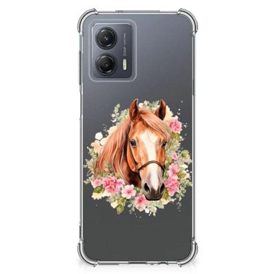 Case Anti-shock voor Motorola Moto G53 Paard Case Anti-shock voor Motorola Moto G53 Paard