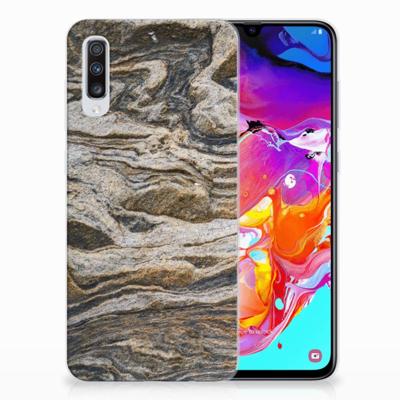 Samsung Galaxy A70 | TPU | Siliconen hoesje | Steen Samsung Galaxy A70 | TPU | Siliconen hoesje | Steen