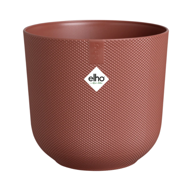 Jazz rond mini 7 cm toscaans rood bloempot elho - Elho