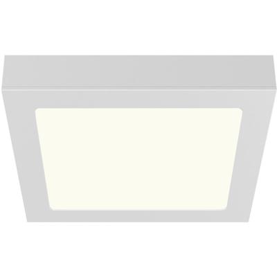 LED Downlight Opbouwspot - LED Paneel Slim - Brinton Thin - 24W 2400lm 120° Bundelhoek - Natuurlijk Wit 4000K - IP40 - Vierkant - Wit - 272x272mm