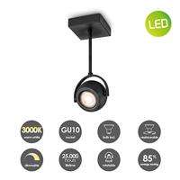 Light depot - LED opbouwspot Nop - 9,5 cm - zwart - Outlet - thumbnail