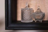 Clayre & Eef Glazen potje Ø 9x12 cm Glas Rond Potje - thumbnail