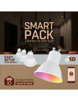 Smart Gloeilamp Muvit iO Pack 3 5,5 W GU10 400 lm Wi-Fi LED 2700 K 6500 K - thumbnail