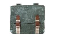 Basil bohème dubbele fietstas - waterafstotend - polyester - groen - 35l - thumbnail