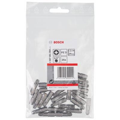 Bosch Accessoires Bit extra-hard PZ 3, 25 mm 25st - 2607001564