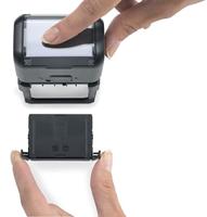 Trodat vervangkussen zwart, voor stempel 4750/4755, blister 2 stuks - thumbnail