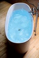 Vrijstaand Bad Sapho Tess Gegoten Marmer 157x70x67 cm Wit - thumbnail