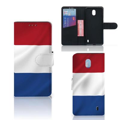 Nokia 1 Plus | Bookstyle Case | Nederlandse Vlag