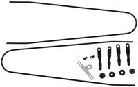 CONTEC spatbordstangen bevestigingsset "splash protect dlx" ct strut set f. splash prot. dlx 48/55mm black - thumbnail