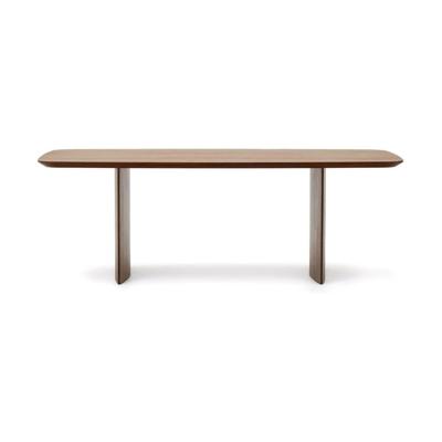 Kave Home Litto eettafel 240x100 cm walnoot