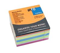 Info Notes IN-5654-53 75x75mm Assorti Brilliant Blok A 450 Vel - thumbnail