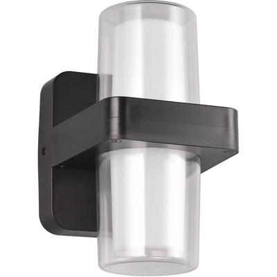 LED Wandlamp Mat Zwart - 3.5W - Warm Wit 3000K - 2 Lichtpunten