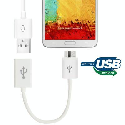 Micro USB 3.0 OTG kabel voor samsung galaxy note iii / n9000, galaxy s5 / g900, galaxy tab pro 12.2 / p900, lengte: 18cmwit Micro USB 3.0 OTG kabel voor samsung galaxy note iii / n9000, galaxy s5 / g900, galaxy tab pro 12.2 / p900, lengte: 18cmwit